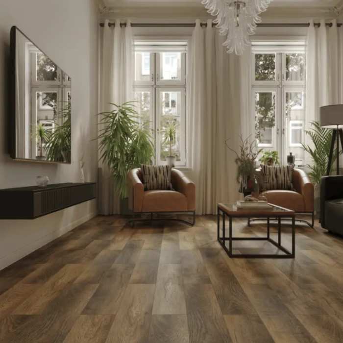 Каменно-полимерная плитка SPC Tulesna Hard 1044-3 Oplot №2