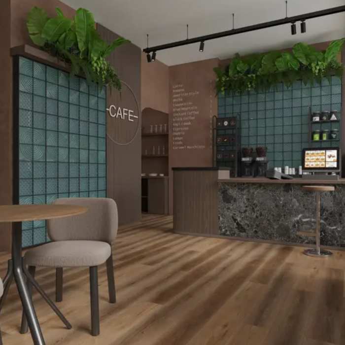 Каменно-полимерная плитка SPC Tulesna Hard 1044-5 Granit №4