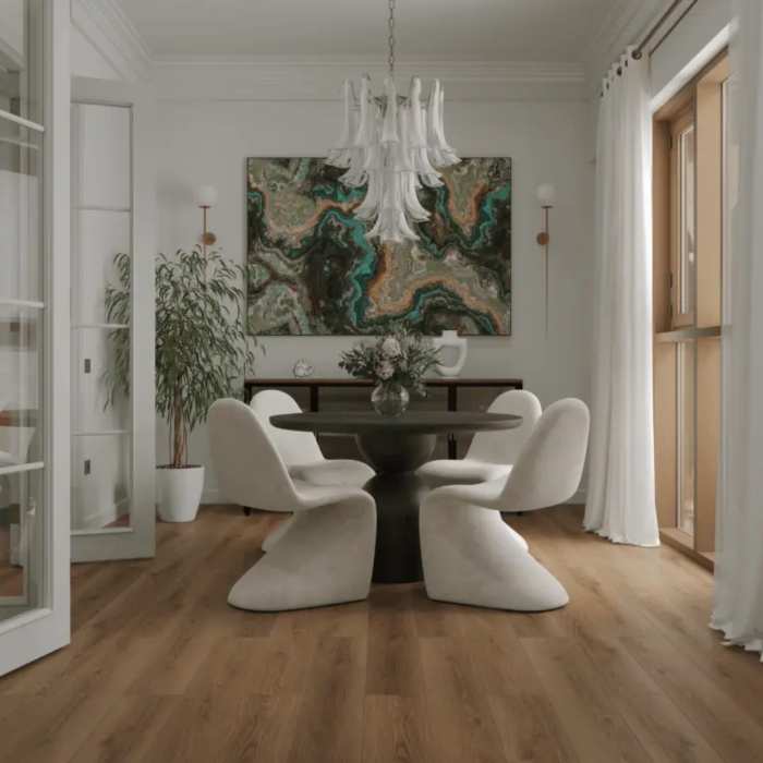 Каменно-полимерная плитка SPC Tulesna Hard 1044-8 Kaskad