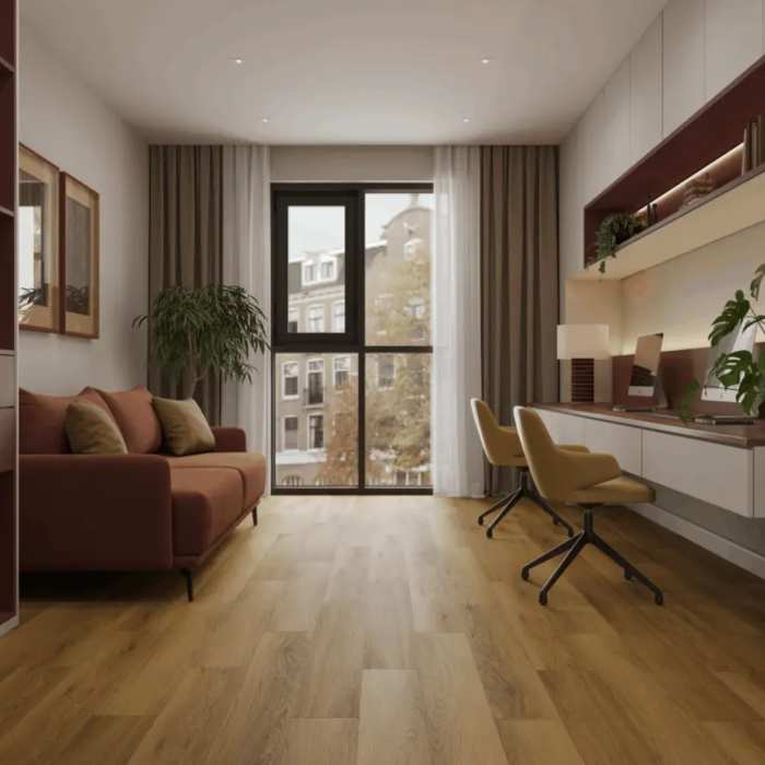 Кварцвиниловая плитка Tulesna Art Ottimo LVT Piano 1012-9