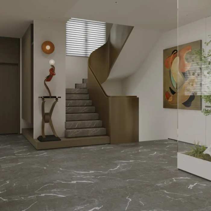 Каменно-полимерная SPC плитка Tulesna Stone Aberrant 1009-8