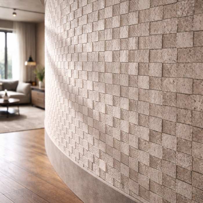 Гибкая керамика Alpine Walls Soft Ceramic 002 Tessera Bianca