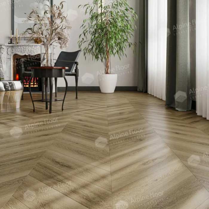 SPC ламинат Alpine Floor Chevrone Alpine ECO 18-14 МС Вайпуа №3