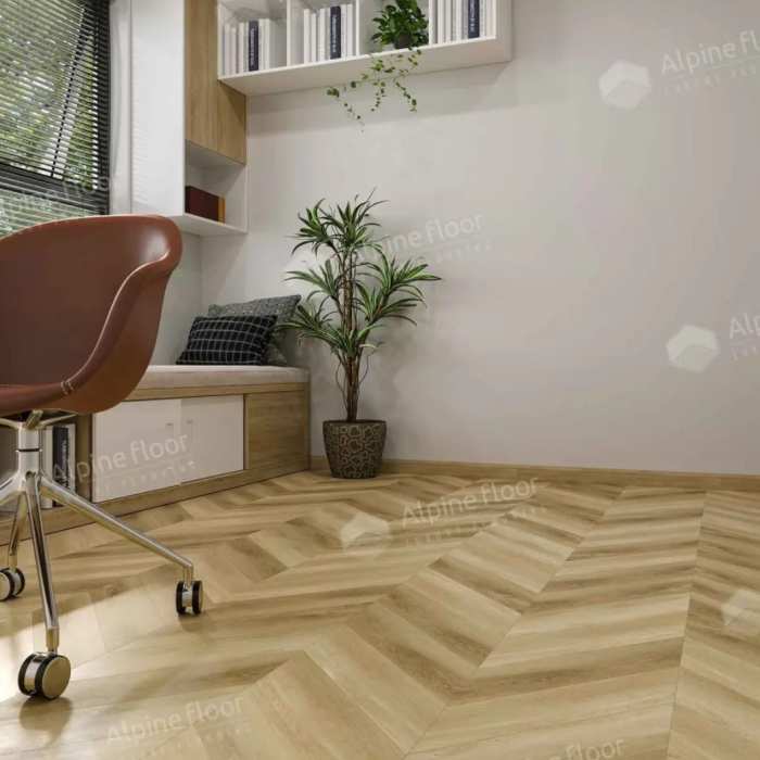 SPC ламинат Alpine Floor Chevrone Alpine ECO 18-17 МС Grazioso №4