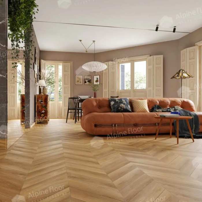 SPC ламинат Alpine Floor Chevrone Alpine ECO 18-18 МС Баварский лес №4