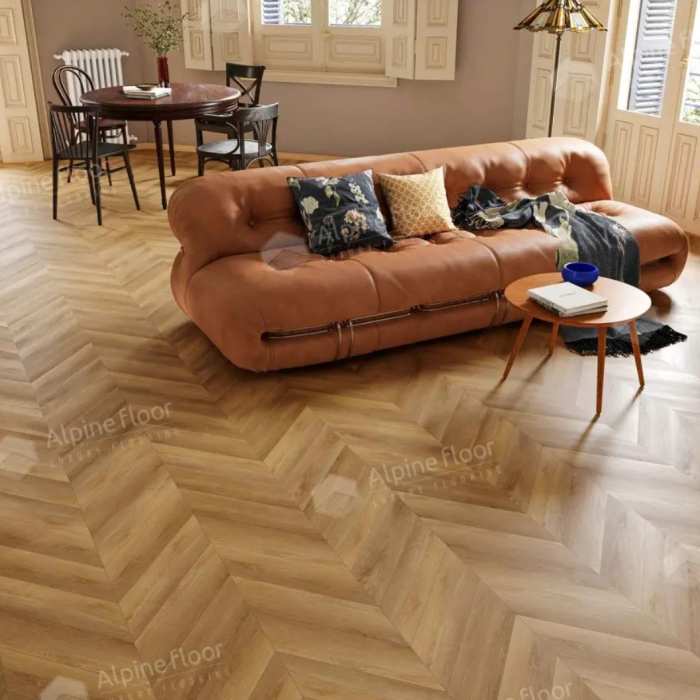 SPC ламинат Alpine Floor Chevrone Alpine ECO 18-18 МС Баварский лес