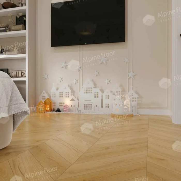 SPC ламинат Alpine Floor Chevrone Alpine ECO 18-20 МС Caldo №2
