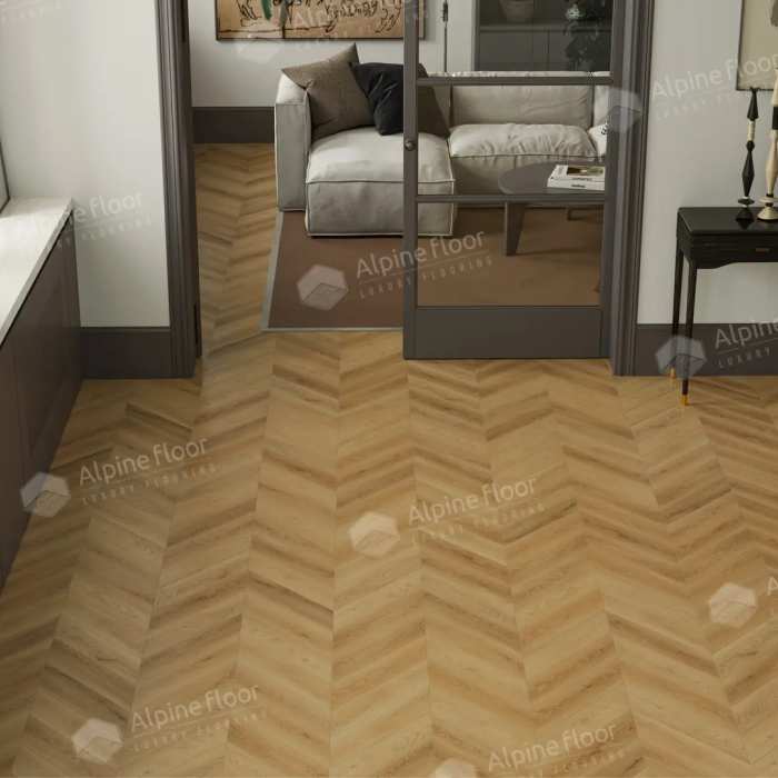 Ламинат Alpine Floor Chevron Art Дуб Олимп LF-109-05