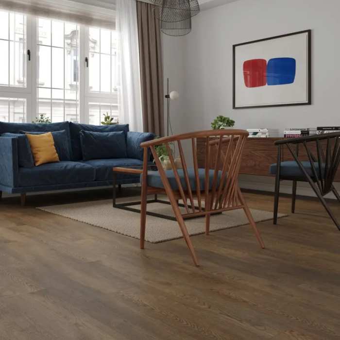 Кварцвиниловая плитка ПВХ Alpine Floor Easy Line ECO 3-45 Дуб Гоен №3