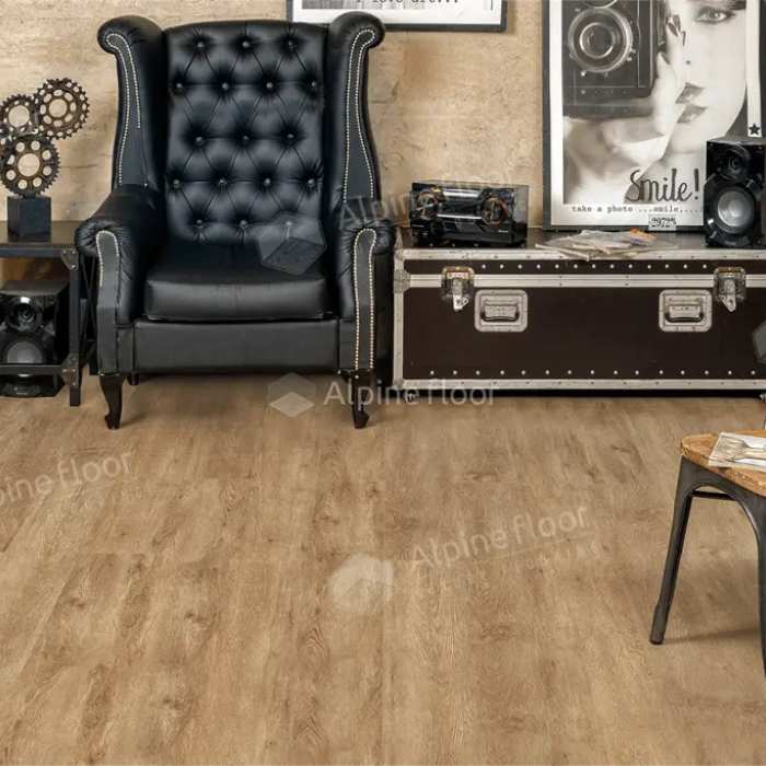 Кварцвиниловая LVT плитка Alpine Floor Liberty Loose Lay ECO 23-5 Макадамия