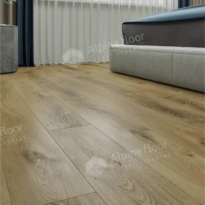 Кварцвиниловая LVT плитка Alpine Floor Liberty Loose Lay ECO 23-3 Дуб Натуральный Отбеленный №2
