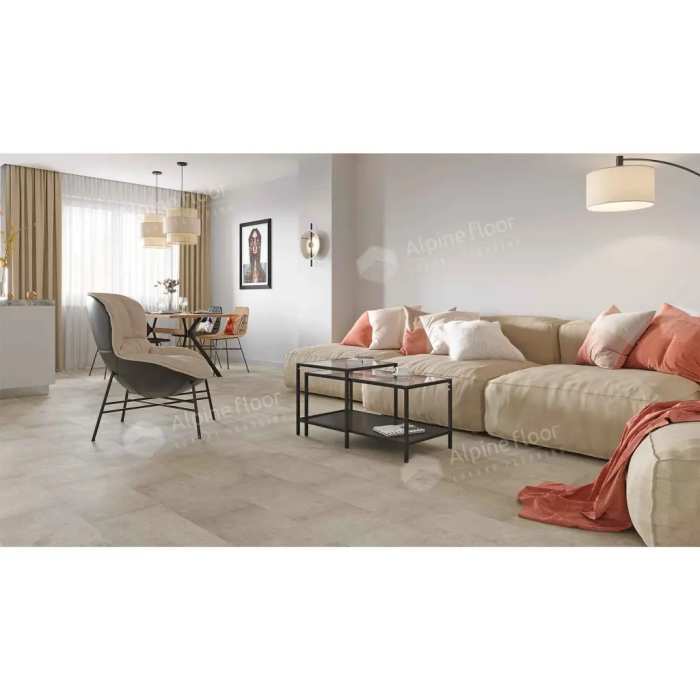 Кварцвиниловая плитка ПВХ Alpine Floor Light Stone ECO 15-14 Зион