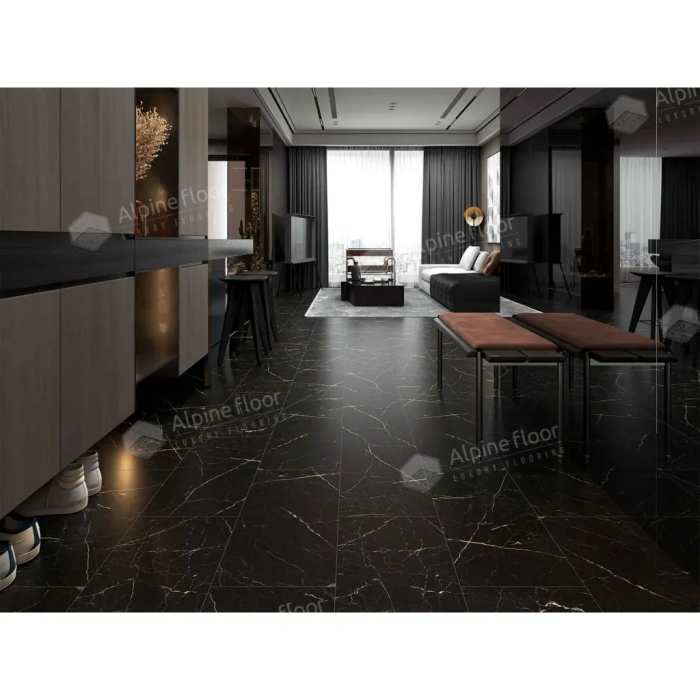 Кварцвиниловая плитка ПВХ Alpine Floor Light Stone ECO 15-21 Неро