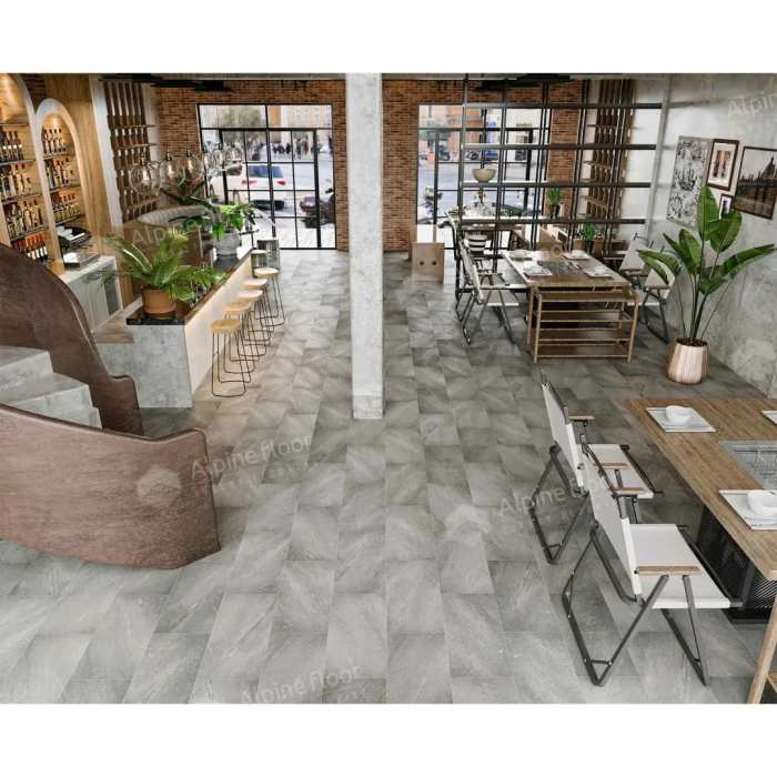 Кварцвиниловая плитка ПВХ Alpine Floor Light Stone ECO 15-18 Авенгтон №4