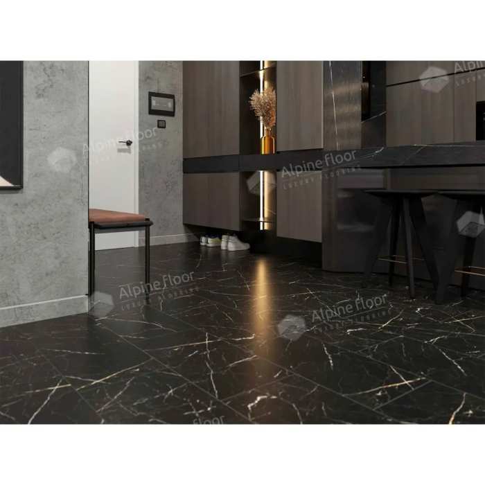 Кварцвиниловая плитка ПВХ Alpine Floor Light Stone ECO 15-21 Неро №3