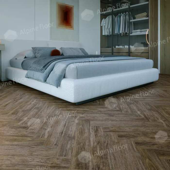 Ламинат Alpine Floor Herringbone 8 Pro Дуб Бордо LF102-10 №3