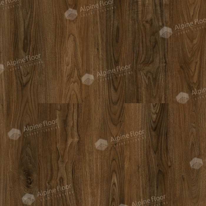 Каменно-полимерная плитка SPC Alpine Floor Nut ECO 22-1 МС Орех Ногуэра Классик №2