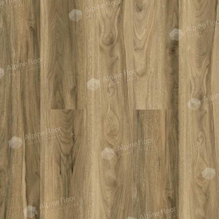 Каменно-полимерная плитка SPC Alpine Floor Nut ECO 22-3 МС Орех Ногал Классик №4