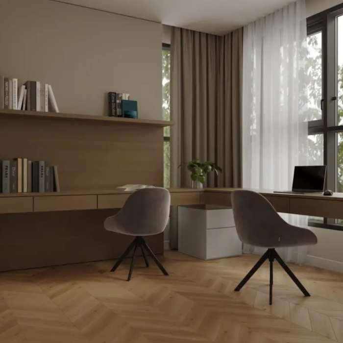 Инженерный ламинат Alpine Floor Signature Obsidian Chevron LF703-22 Дуб Сатин №2