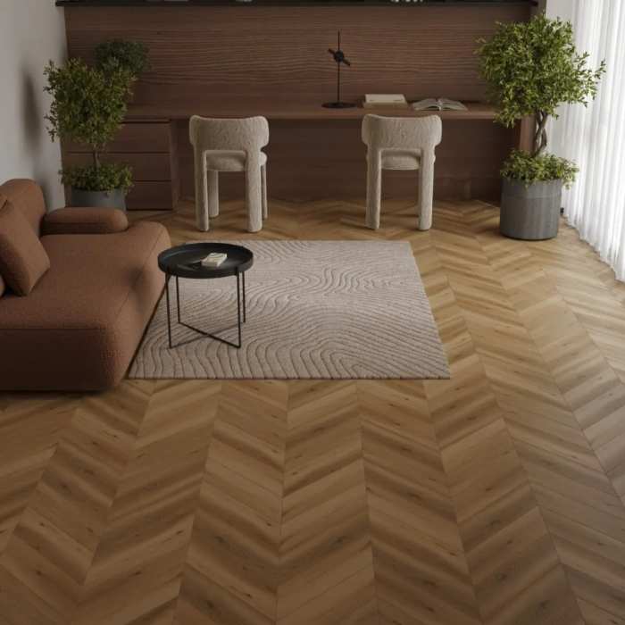 Инженерный ламинат Alpine Floor Signature Obsidian Chevron LF703-24 Дуб Песочный №5