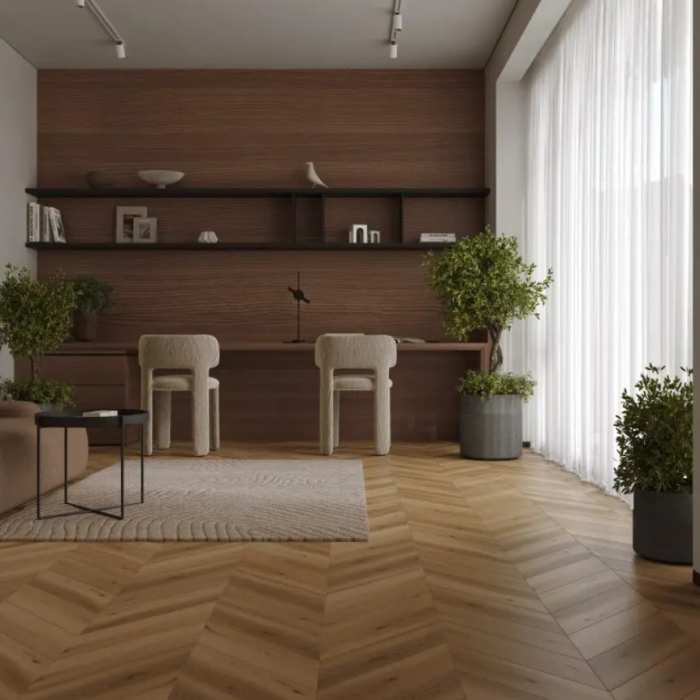 Инженерный ламинат Alpine Floor Signature Obsidian Chevron LF703-24 Дуб Песочный №3