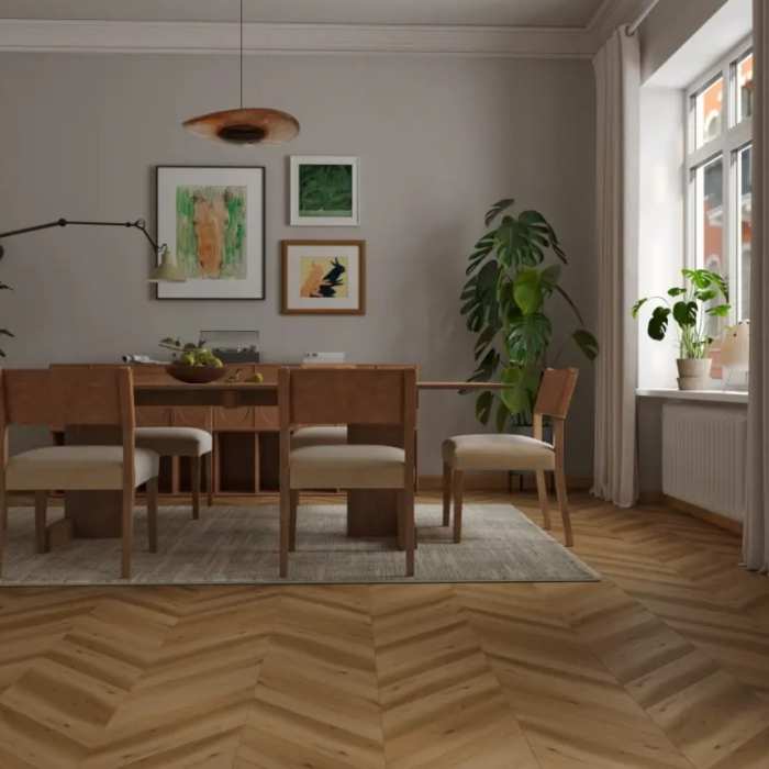 Инженерный ламинат Alpine Floor Signature Obsidian Chevron LF703-27 Дуб Тростниковый №4
