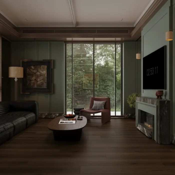 Инженерный ламинат Alpine Floor Signature Obsidian Grand XL LF701-11 Дуб Благородный бордо