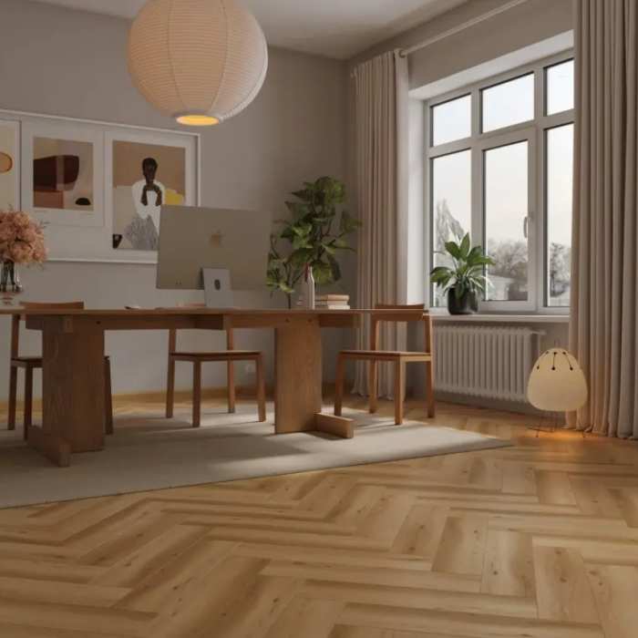 Инженерный ламинат Alpine Floor Signature Obsidian Parquet LF702-23 Дуб Кашемир №4