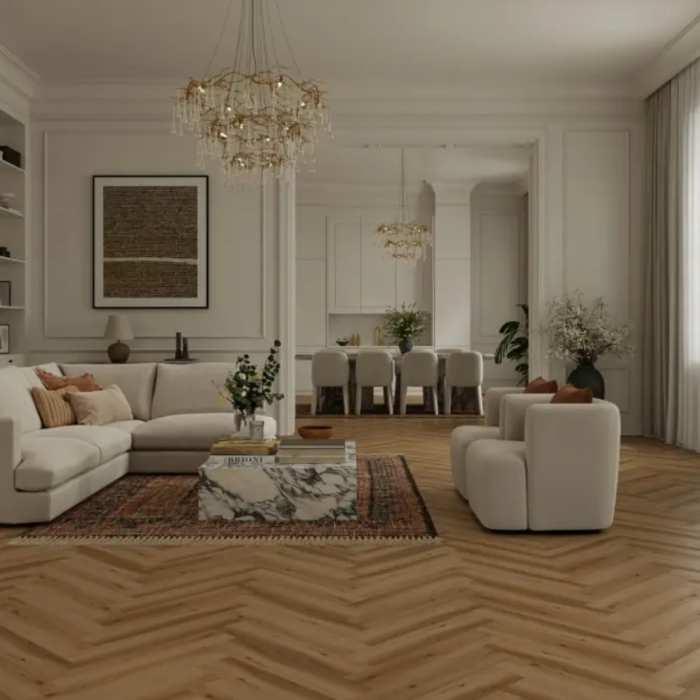 Инженерный ламинат Alpine Floor Signature Obsidian Parquet LF702-24 Дуб Песочный