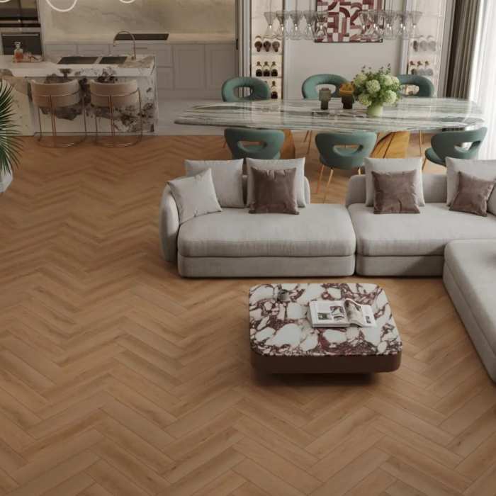 Инженерный ламинат Alpine Floor Signature Obsidian Parquet LF702-25 Дуб Пастельный №3