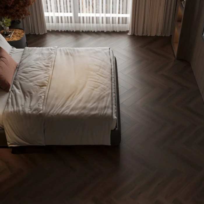 Инженерный ламинат Alpine Floor Signature Obsidian Parquet LF702-28 Дуб Темный №4