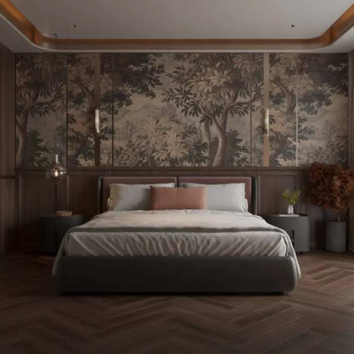 Инженерный ламинат Alpine Floor Signature Obsidian Parquet LF702-28 Дуб Темный