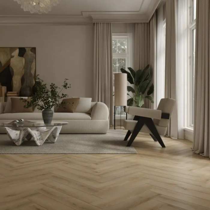 Инженерный ламинат Alpine Floor Signature Obsidian Parquet XL LF702-02 Дуб Хрустальный №3
