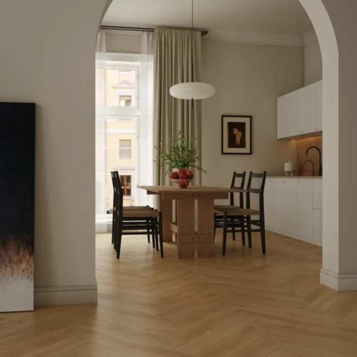 Инженерный ламинат Alpine Floor Signature Obsidian Parquet XL LF702-06 Дуб Медовый №4