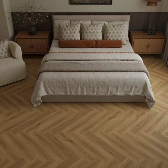 Инженерный ламинат Alpine Floor Signature Obsidian Parquet XL LF702-07 Дуб Миндальный №4