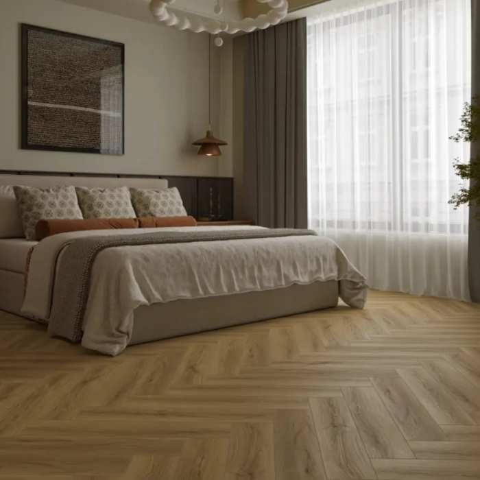 Инженерный ламинат Alpine Floor Signature Obsidian Parquet XL LF702-07 Дуб Миндальный №3