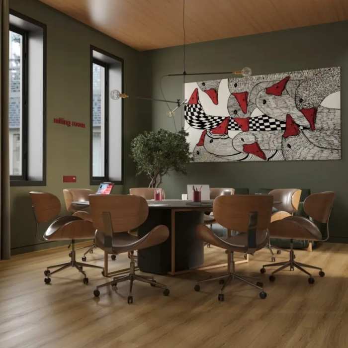 Инженерный ламинат Alpine Floor Signature Obsidian XL LF701-07 Дуб Миндальный №3