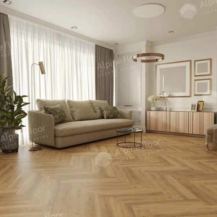 Кварцвиниловая плитка Alpine Floor Parquet LVT ECO 16-30 Дуб Буна №3