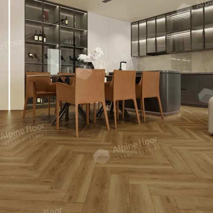 Кварцвиниловая плитка Alpine Floor Parquet LVT ECO 16-31 Дуб Капелла №2