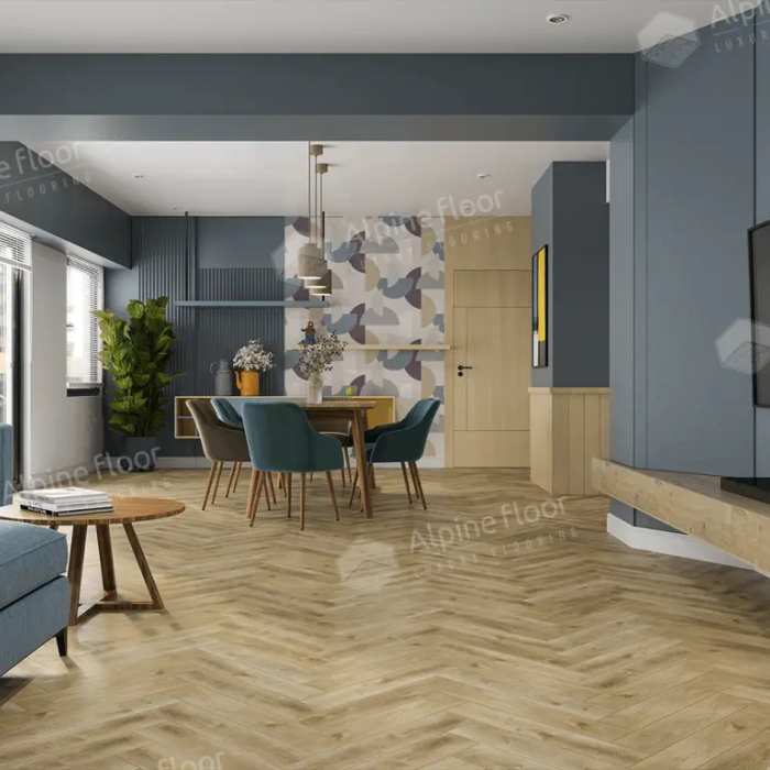 Кварцвиниловая плитка Alpine Floor Parquet LVT ECO 16-34 Дуб Кастор №2