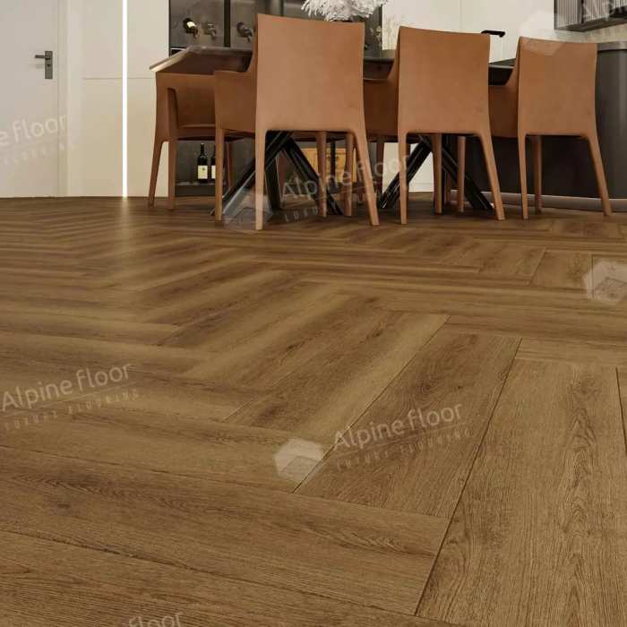 Кварцвиниловая плитка Alpine Floor Parquet LVT ECO 16-31 Дуб Капелла №4