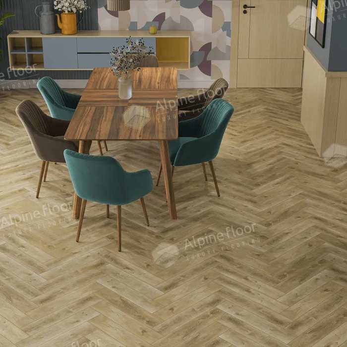 Кварцвиниловая плитка Alpine Floor Parquet LVT ECO 16-34 Дуб Кастор №4