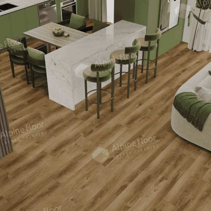 Кварцвиниловая плитка Alpine Floor Premium 12 WPC ECO 24-7 Дуб Карте №2