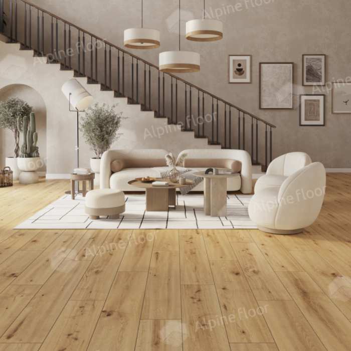 Каменно-полимерная плитка SPC Alpine Floor Pro Nature 62541 Soacha