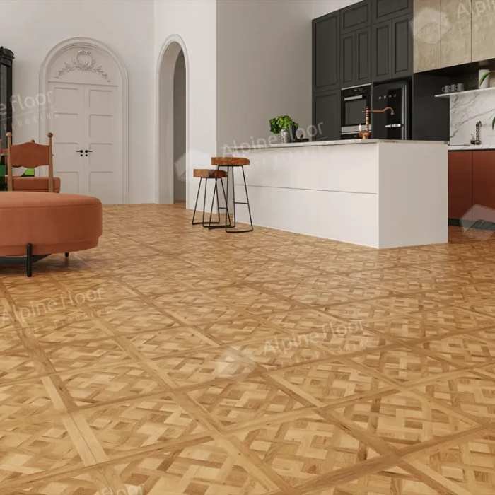 Каменно-полимерная SPC плитка Alpine Floor Parquet Sirocco ECO 25-2 Лувр №2
