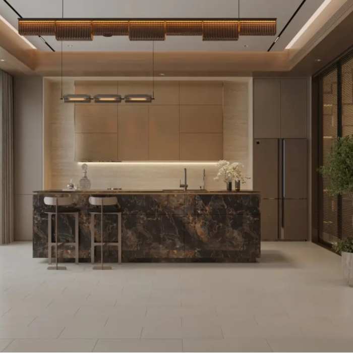 Ламинат Alpine Floor Stone Mood LF402-11 Бежевый Травертин