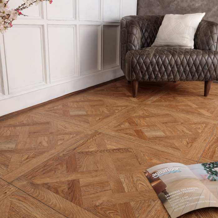 Кварцвиниловая LVT плитка Aquafloor Versailles Glue AF7004VS №2