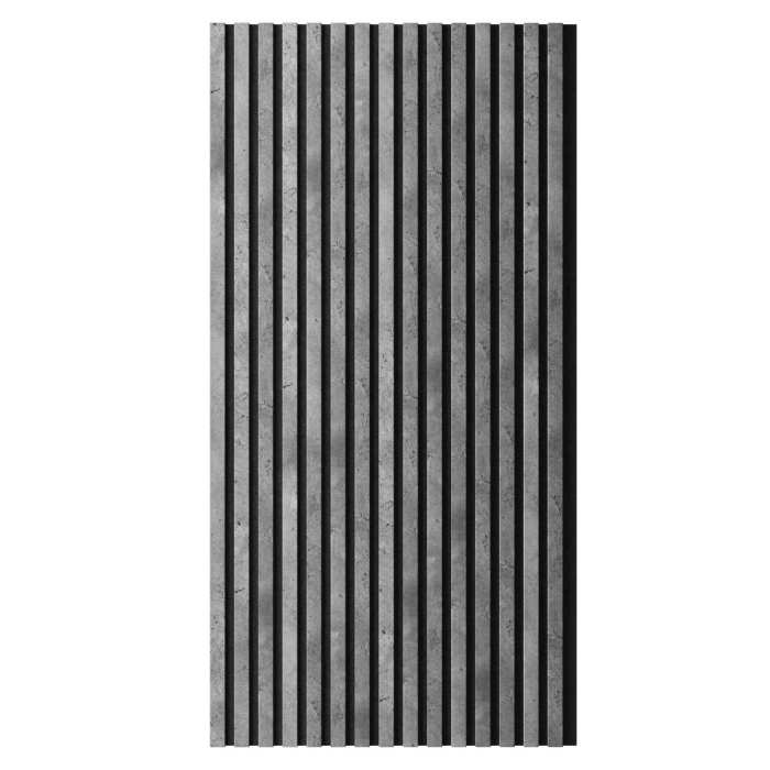 Акустическая панель Artiva FLEX AFL003 Бетон 1200×600 мм рейка 25х6 мм №3