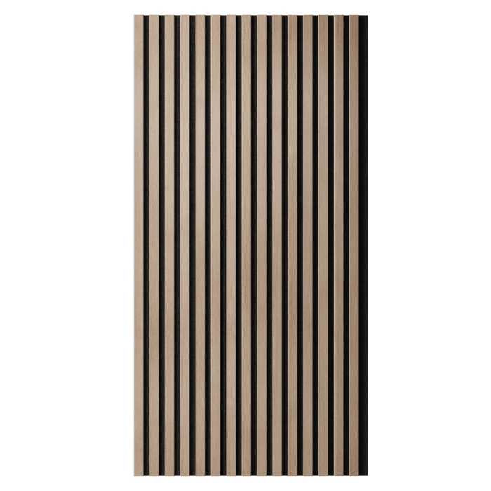 Акустическая панель Artiva FLEX AFL005 Ясень Тирамису 1200×600 мм рейка 25х6 мм №2