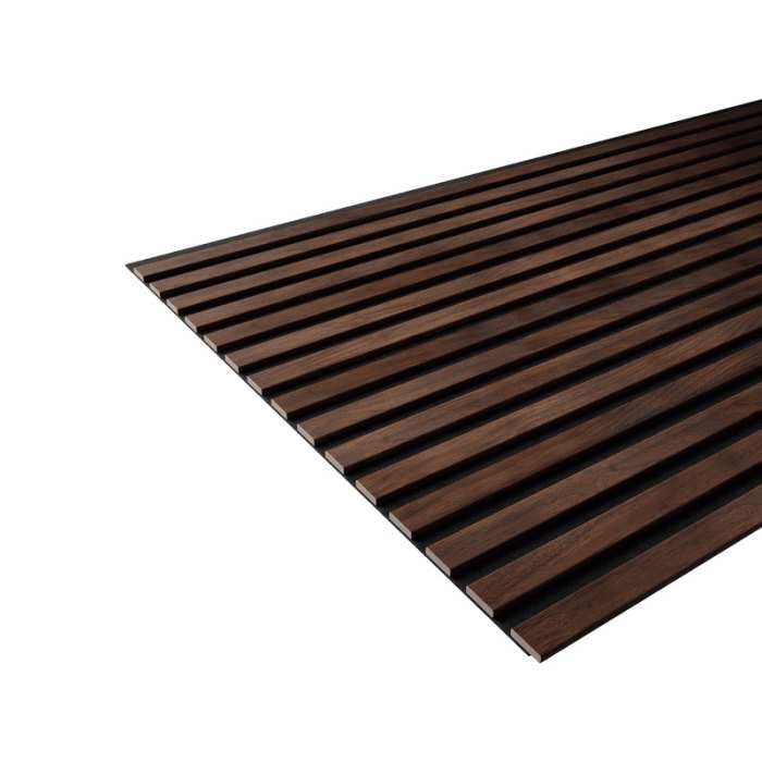 Акустическая панель Artiva FLEX AFL007 Дуб Барон темный 1200×600 рейка 25х6 мм №2